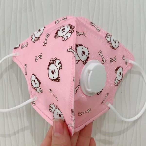 

девочки мальчики дышащий мультфильм дети anti-dust многоразовые маски хлопка детей маски против загрязнения ушной рм2,5 рот моющийся лица шд