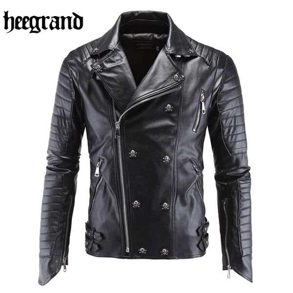 

hee grand 2020 new male pilot leather motorcycle bomber jacket men fashion pu suede outwear chaqueta de cuero m~5xl mwp326, Black