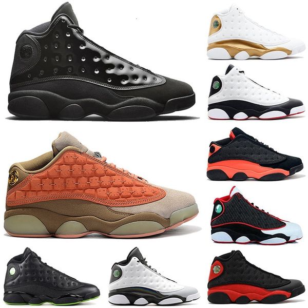 

2020 basketball shoes 13 13s bred black cat barons altitude flint atmosphere wolf grey mens athletic sports sneakers 7-12