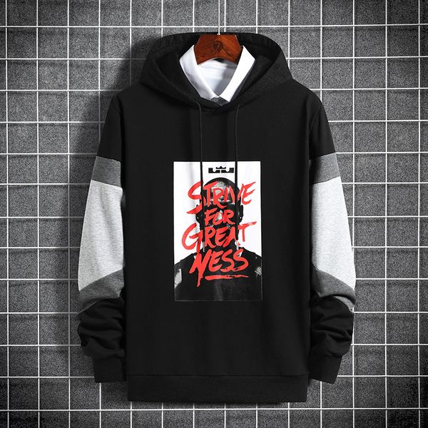 

mens hoodie designer hoodie Sweater hoodie trend Spring and Autumn New loose pullover printed long sleeve coat men's clothes