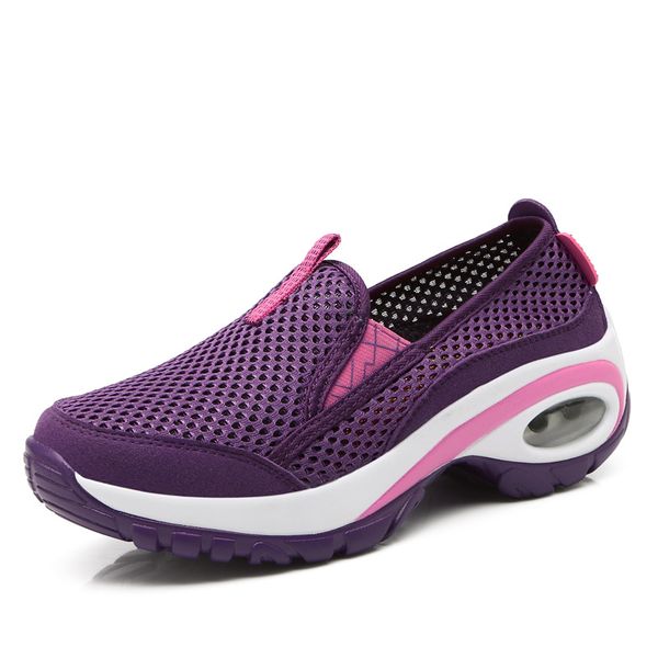 

2020 women summer outdoor shoes spring summer autumn lace up slimming shoes swing walking sneaker
