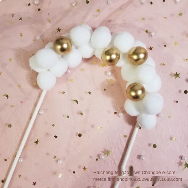 

выпечка плюшевые мяч торт украшение красный зеленый белый плюшевый мяч золотой шарик арки плагин украшения торта плагина в 93tzp