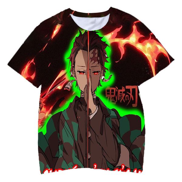 

demon slayer 3d cartoon anime ghost blade boy gifts for 3d print shirts aesthetic aesthetic humor men clothing