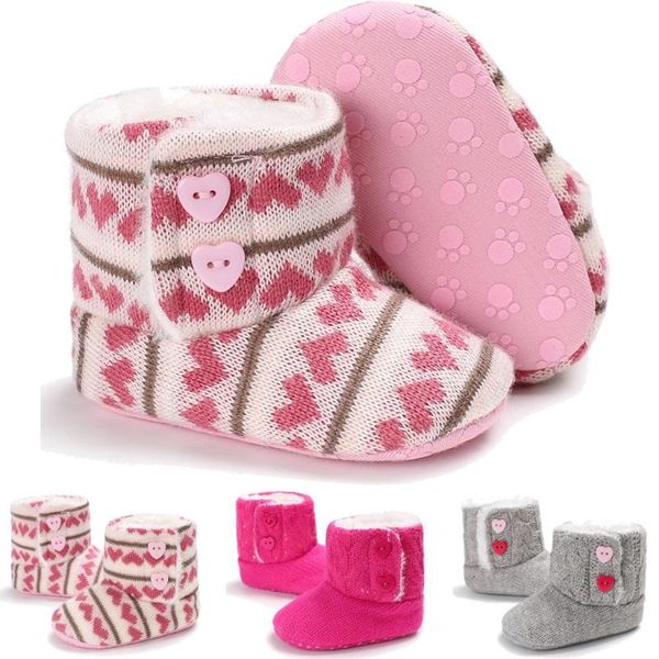 

toddler kid baby girls cute toddler first walk winter casual winter warm shoes soft soled non-slip footwear crib shoes moccasins