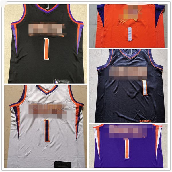 

suns basketball jersey devin 1 booker 2020 men full series 100% stitched classics swingman basketball jersey icon edition, Black