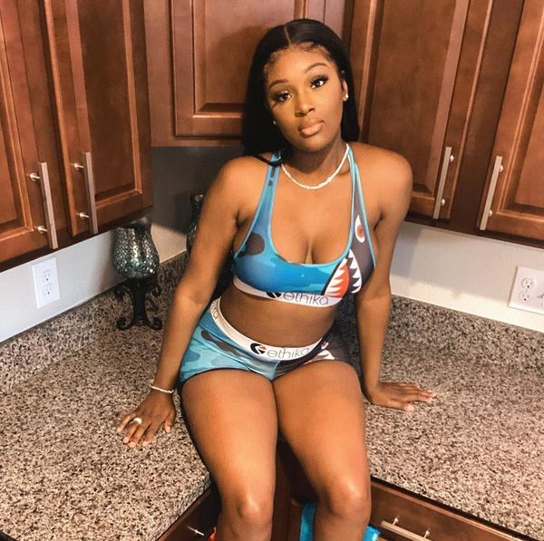 

two piece short set women biker shorts ethika sets ethika boxers bikini mid waist ladies bikinis womens summer suits bra+shorts w4uia, White;black