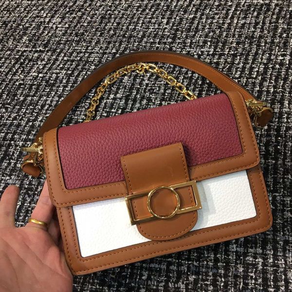 

113-m53806 classic fashion shoulder bag double shoulder bag messenger bag handbag women's handbag leather production