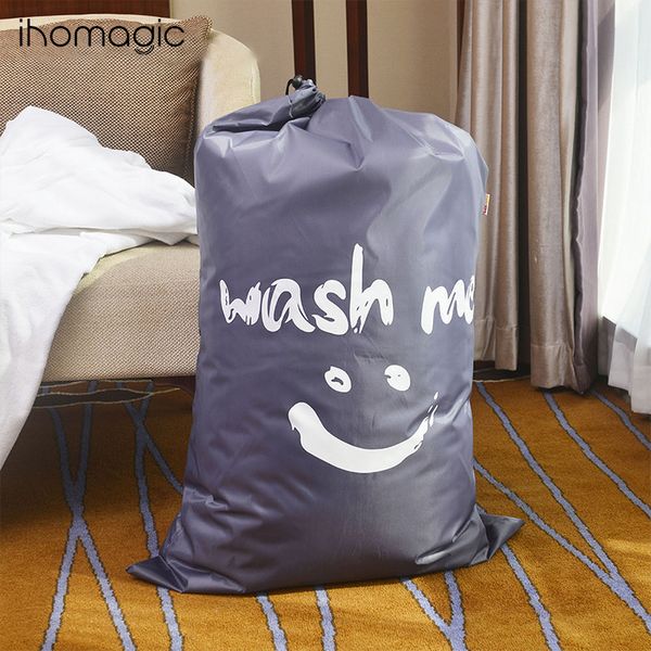 

nylon drawstring dirty clothes bag cylindrical home shopping bags travel clothes quilt book buggy bag