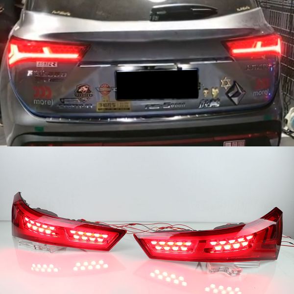 1 комплект, задний фонарь для Almaz Captiva 2017-2022 MG Hector, светодиодные задние фонари, противотуманные фары, дневные ходовые огни, DRL, аксессуары для поворотных автомобилей