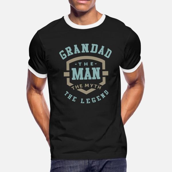 

grandad the man t shirt men personalized tee shirt size s-3xl clothing anti-wrinkle casual summer style family shirt