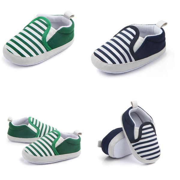 

infant newborn baby boys girls soft sole canvas pram shoes trainers prewalker
