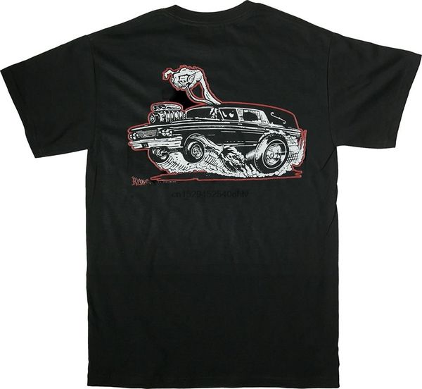 

прохладный модные pattern крыса финк футболку