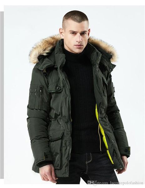 

jacket detachable hat zipper winter coats with pocket homme jacket fashion keep warm man cotton padded, Black;brown