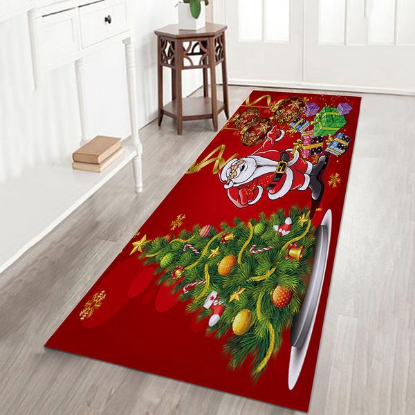 

merry christmas door indoor home carpets decor 40x120cm 2019 new year bedroom accessories xmas mats #30
