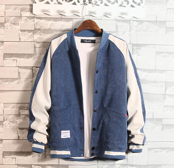 

clothing mens designer jacket autumn winter plus size long sleeve fashion panelled coats outdoor sport male, Black;brown