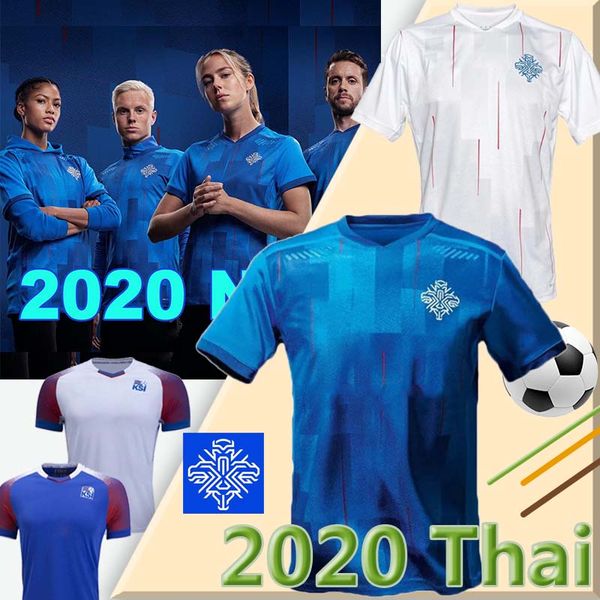 

new 2020 iceland home kit soccer jersey r.gudmundsson sigthorsson g.sigurdsson traustason ingason gunnarsson finnbogason football shirt, Black