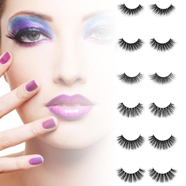 

high-grade 3d mink eyelashes 1 pair of natural thick false eyelashes makeup beauty tools supplies