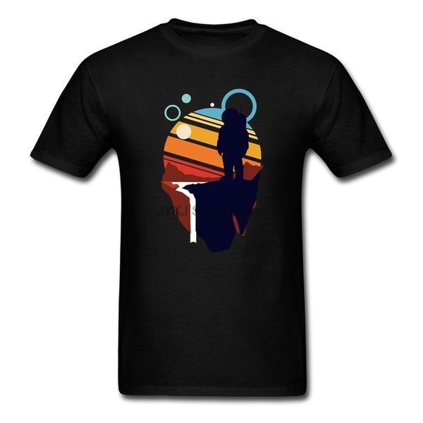 

популярные astronaut приключения искусство новый colorway t shirt party мужская футболка o-образным вырезом хлопок большого размера с коротк