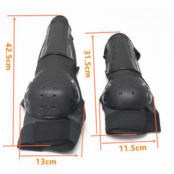 

4pcs motorcycle motocross elbow knee shin guard pads brace protection