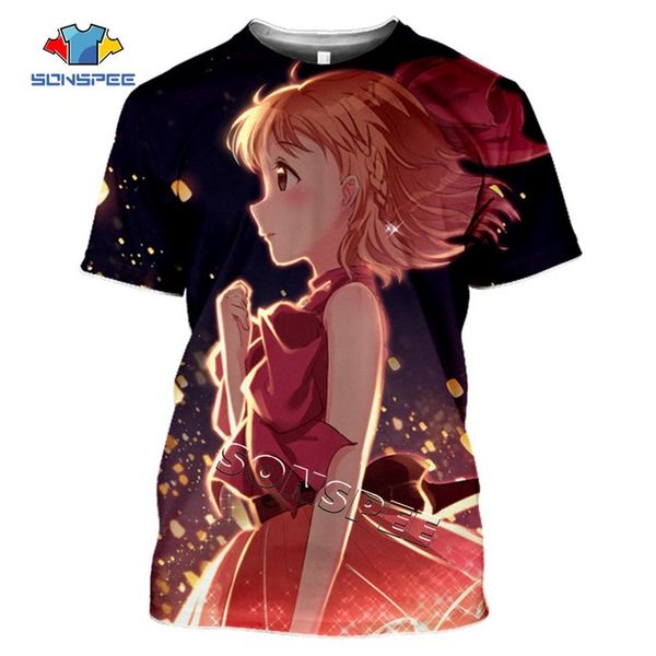 

men anime loli girl love live 3d print shirts kawaii plus size humor men clothing