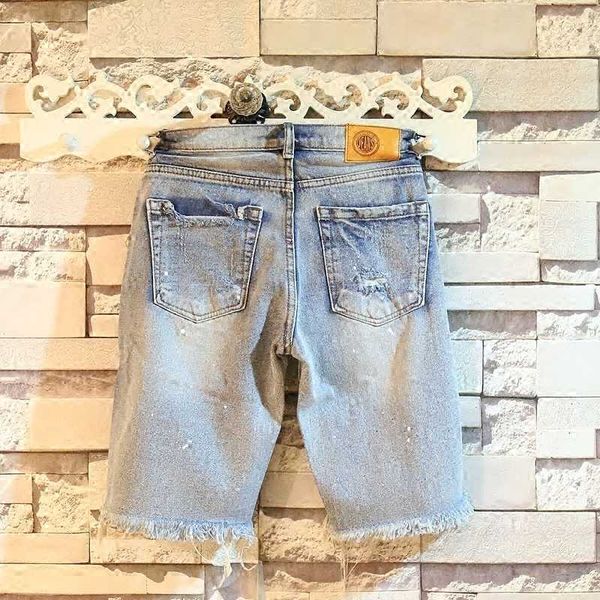 

men's shorts streetwear men casual jeans pants summer vintage mens retro denim fashion with pockets roupas clothing xx60ms, White;black