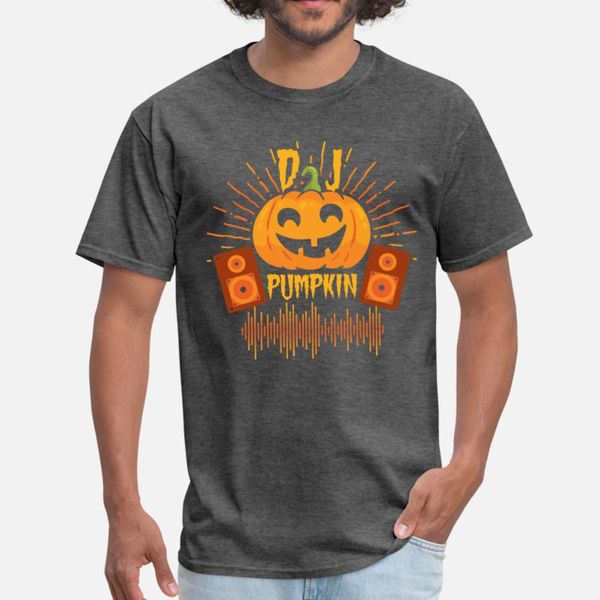 

pumpkin head dj t shirt men customize tee shirt o-neck clothes gift funny summer vintage shirt