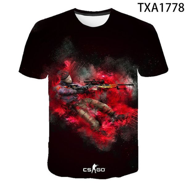 

game cs go 3d boy girl printed cool 3d print shirts oversized humor kawaii men clothing