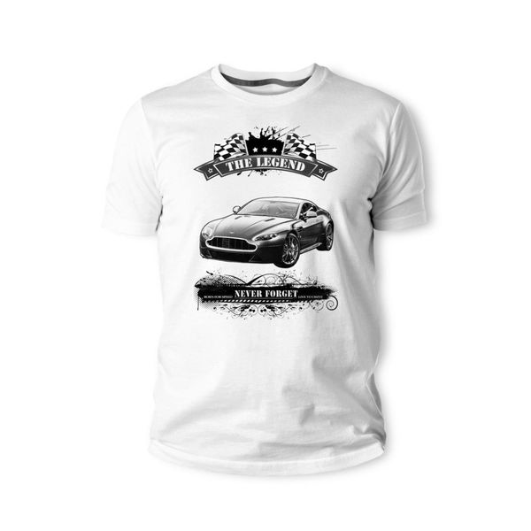 

2019 summer t shirt t-shirt, british classic legend car zagato rapide v8 vantage n420 2015 youngtimer oldtimer herren t shirt