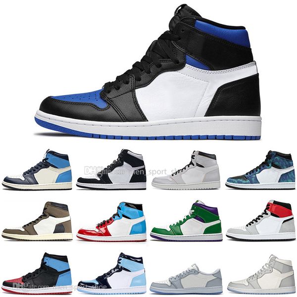 

mens basketball shoes 1s high og obsidian unc fearless spiderman 1 tie dye panda racerl blue chicago black toe men trainers sports sneakers