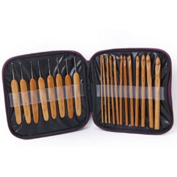 

20pcs/set carbonized bamboo crochet hooks needles hooks knitting