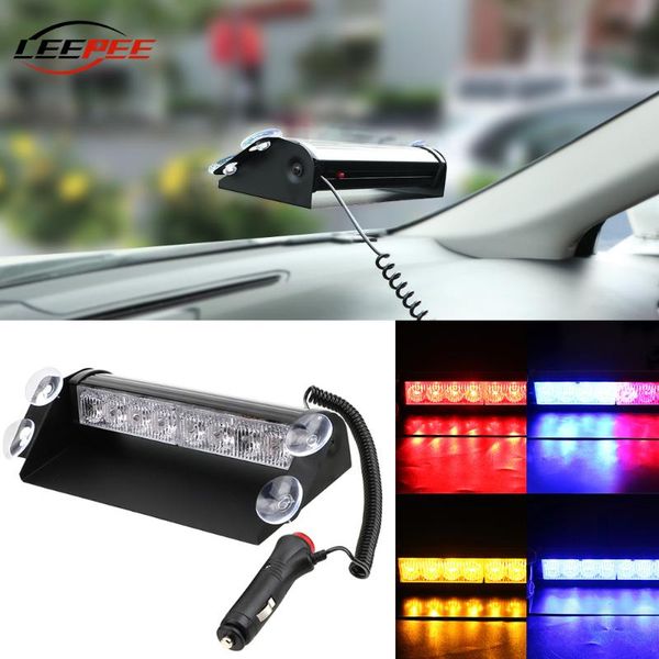 

leepee universal led light turn signal lamp warning lights truck emergency car accessories interior dc 12v 3 flashing modes