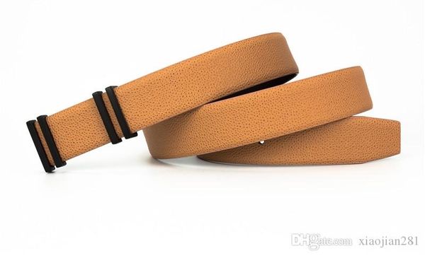 

2017 new designer brand name fashion men s business waist belts automatic buckle genuine leather belts for men 105-125cm06, Black;brown