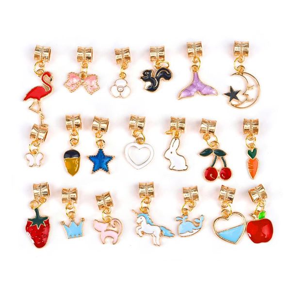 

20pcs star pendant charms summer oil drop pendants love heart charms for diy necklace jewelry making findings