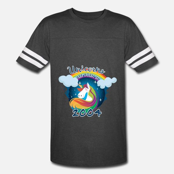 

unicorns are born in 2004 einhorn t shirt men designs tee shirt size s-3xl pattern fitness humor summer cool shirt
