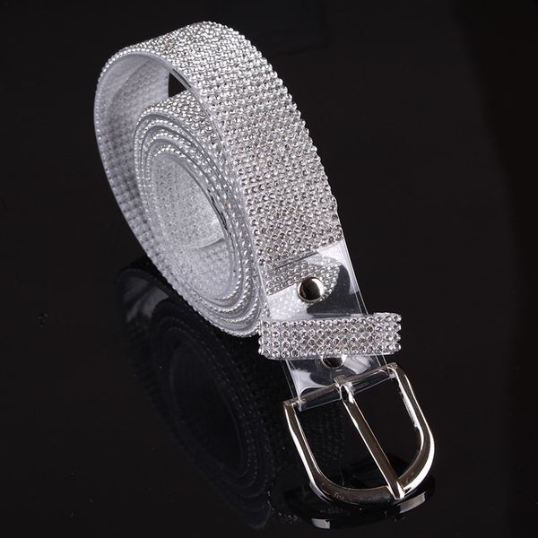 

women's belt transparent trouser belt decoration pvc plastic jelly, Black;brown