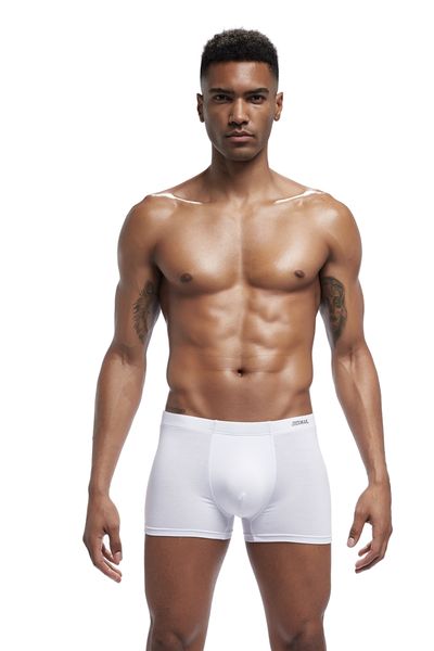 

male panties breathable cuecas boxers modal solid men underwear u convex underpants homewear boxershorts men, Black;white