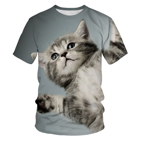 

new cool 3d print two cat male 3d print shirts kawaii anime aesthetic men clothing