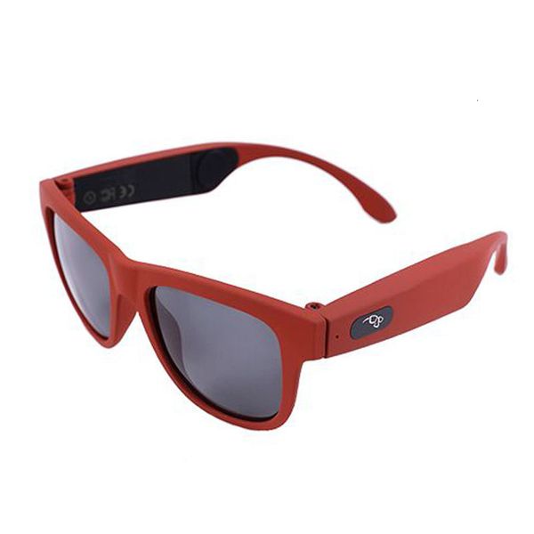 

uv 400 polarized bone fashion conduction sunglasses bluetooth glasses ch01, Blue