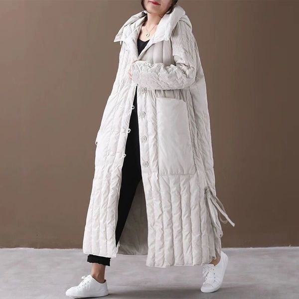 

long coat women winter female coats and jackets parkas mujer 2019 plus size winter parka jacket women elegant clothes large, Black;white