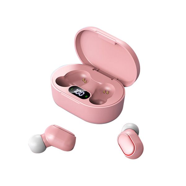 

tws wireless bluetooth v5.0 in ear earphone e7s with led display 300mah charge case mini colorful headset