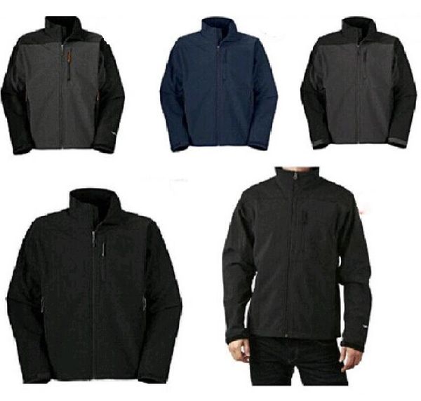 

2020 mens apex jackets outdoor casual softshell warm waterproof windproof breathable ski coat for men, Black;brown