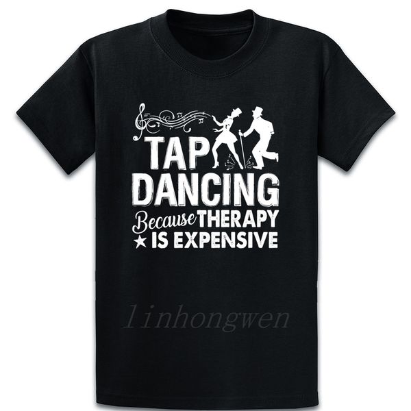 

tap dance t shirt personalized o neck interesting summer casual basic solid slim cotton shirt