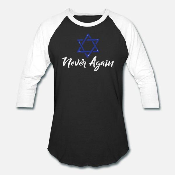 

never again jewish defense t shirt men printed short sleeve size s-3xl costume crazy building summer original shirt
