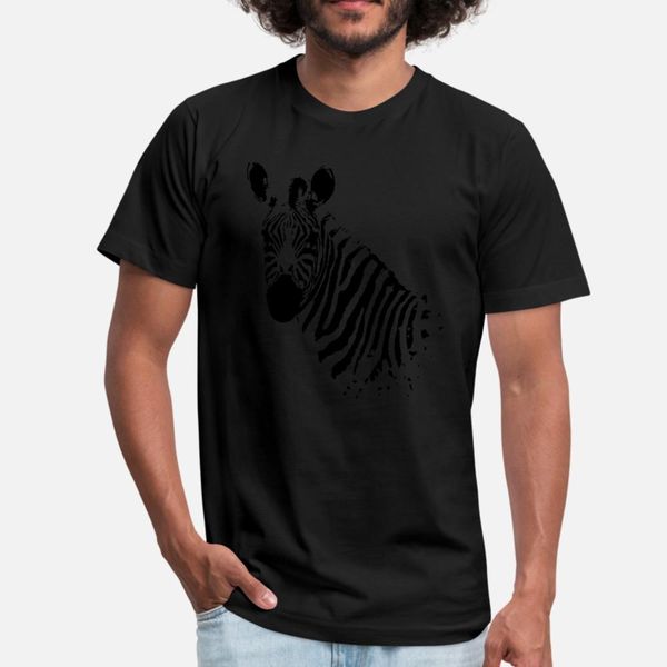 

zebra t shirt men create 100% cotton s-xxxl pattern fitness comical spring autumn leisure shirt