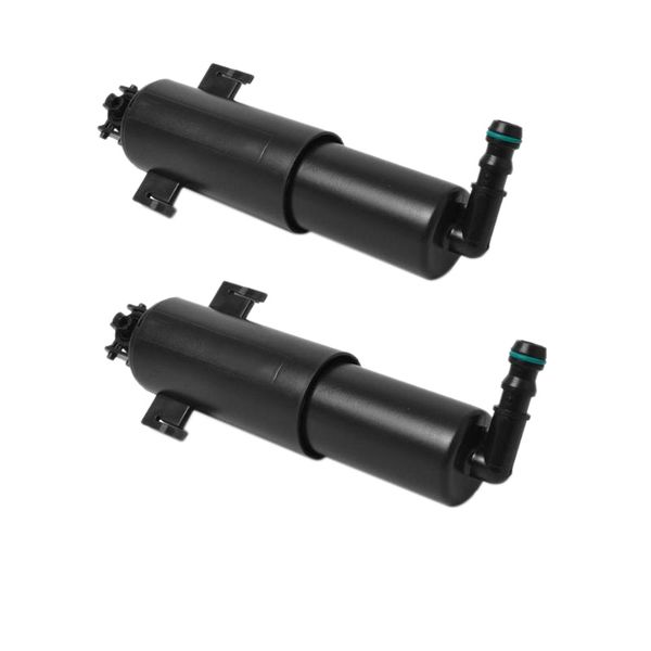 

2 pcs headlight washer nozzle pump headlight cleaning sprinkler sprinkler front left/right 61677179311 for 3 ser