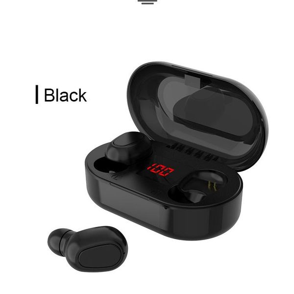 

spot wholesale l22 tws bluetooth headset with microphone led display wireless bluetooth 5.0 waterproof noise reduction headset