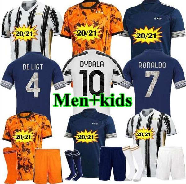 

вентиляторы игрока juventus футбола джерси 2020 2021 рубашка футбол четвёртой ronaldo de ligt 20 21 dybala ramsey juve третьего расстояния м, Black