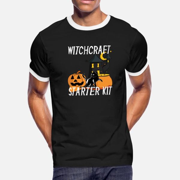 

witchcraft starter kit cat witch funny design for t shirt men designing 100% cotton o-neck natural graphic funny spring unique shirt