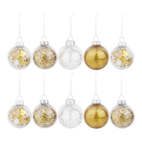 

24pcs christmas hanging decoration christmas ball set scene layout props