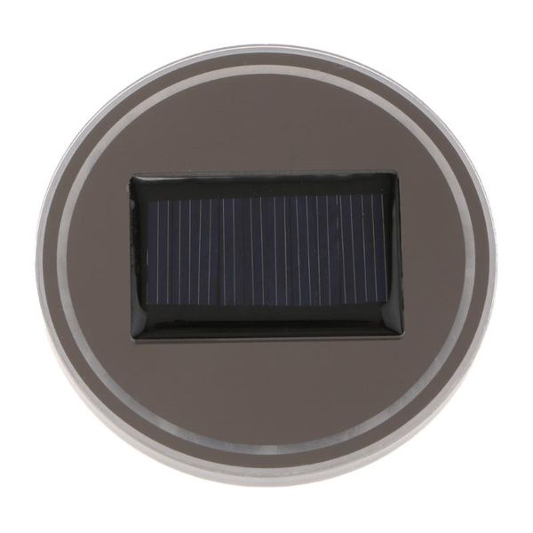 

car rgb led cup holder mat pad rechargeable interior atmosphere lamp decoration light for car home party blue